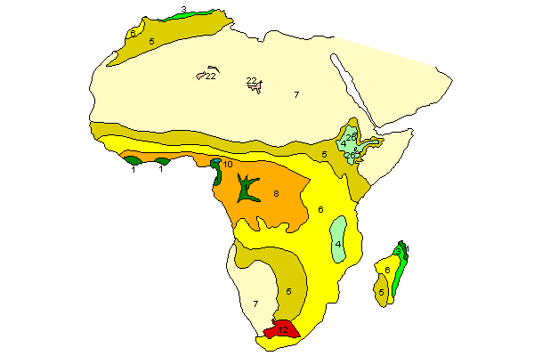 map of Africa