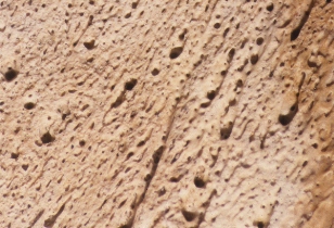 localised surface porosity