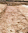Area 3, stones of bank removed.