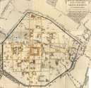 Location of Silchester and insula IX in the context of the Society of Antiquaries' plan of buildings within the walls at the conclusion of their excavation of Silchester in 1908
