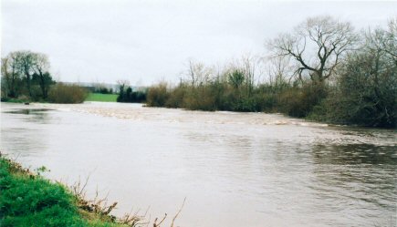 Figure 11: The confluence of the River Barrow and the River Greese near an ancient fording point that has produced mesolithic artefacts