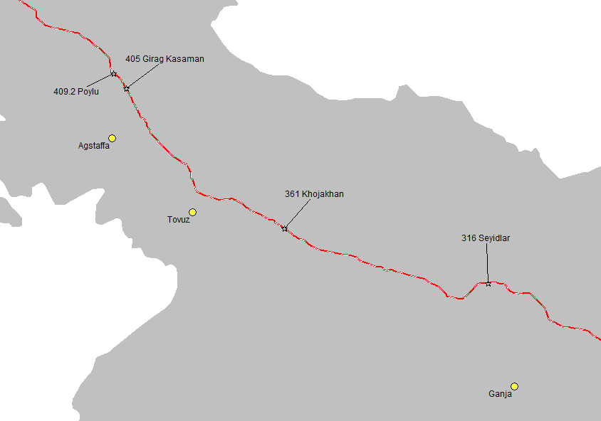 Post-Medieval sites - clickable map
