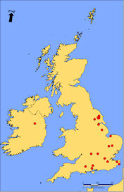 Distribution of Type 2b combs in British Isles