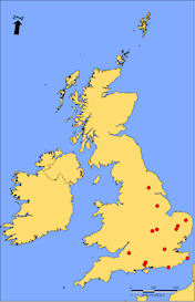 Distribution of Type 4 combs in British Isles