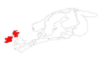 European distribution of Type 1c combs