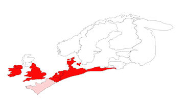 European distribution of Type 7 combs