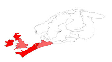 European distribution of Type 11 combs