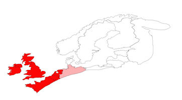 European distribution of Type 14b combs