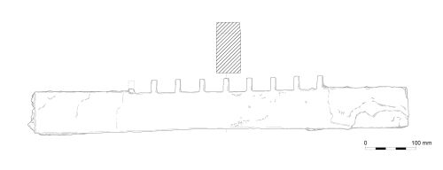 Cementation furnace fire bar