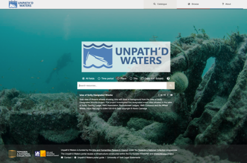 A screengrab of the UNPATH'd waters portal