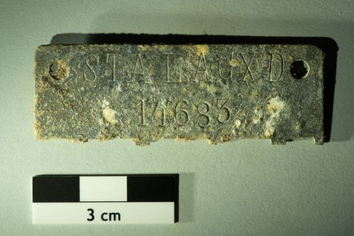 POW ID tag of Iwan Pasternak