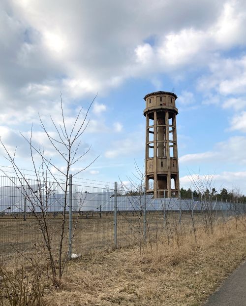 Water tower Lautawerk, 2022 (Photo: M. Neubacher, Saxon State Office for Monument Preservation) 