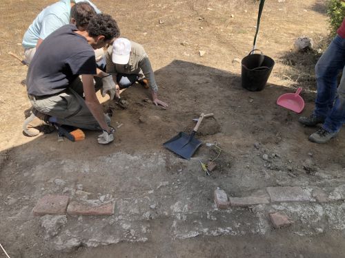 Excavation of the film set