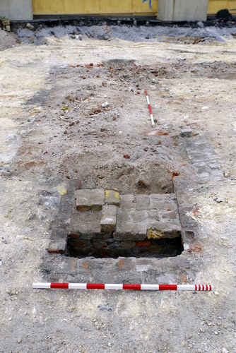 excavated staircase