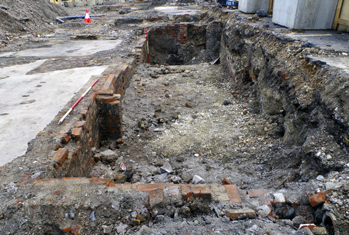 excavated trench