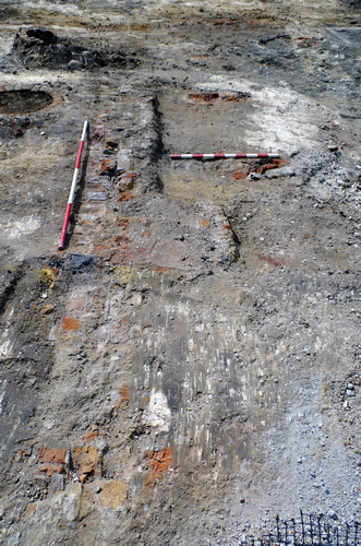 excavated trench