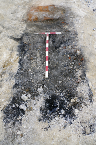 excavated trench