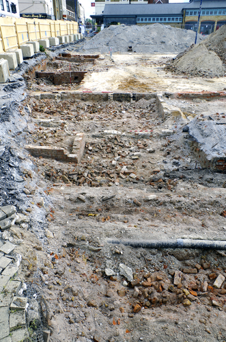 excavated trench