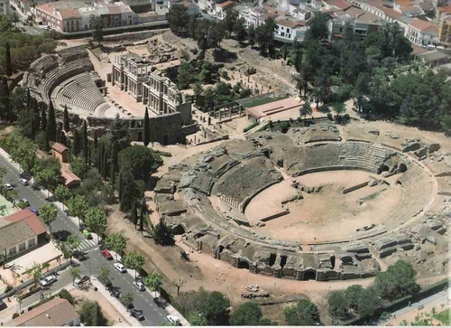 Current state of the Roman theatre in Mérida (© Mérida City Council).