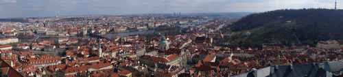 The historic centre of Prague: the view from Prague Castle (Photo: J. Podliska, 2015)