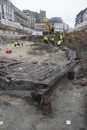 Parking 58 (Brussels, Belgium): an example of a large-scale excavation (©urban.brussels).
