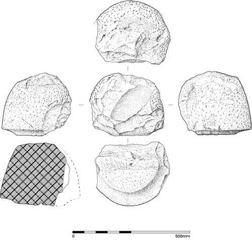 Figure 25: Beehive quern roughout. (3143), SF17